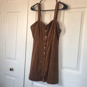 Forever 21 Brown Suede Dress!